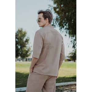 Πουκαμίσα Vittorio Monteri σομόν