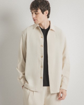 Overshirt Vittorio εκρού