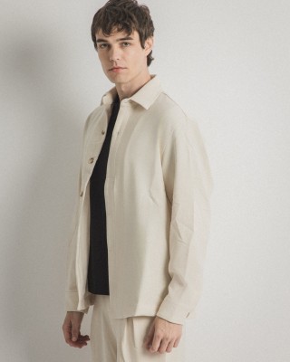 Overshirt Vittorio εκρού