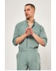 Πουκαμίσα Vittorio Agrate μέντας OVERSHIRT