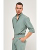 Πουκαμίσα Vittorio Agrate μέντας OVERSHIRT