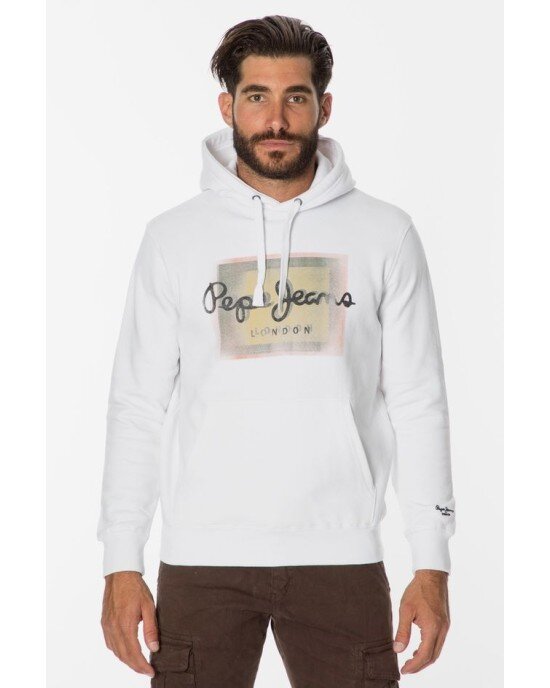 Φούτερ Pepe Jeans άσπρο Φούτερ Pepe Jeans άσπρο