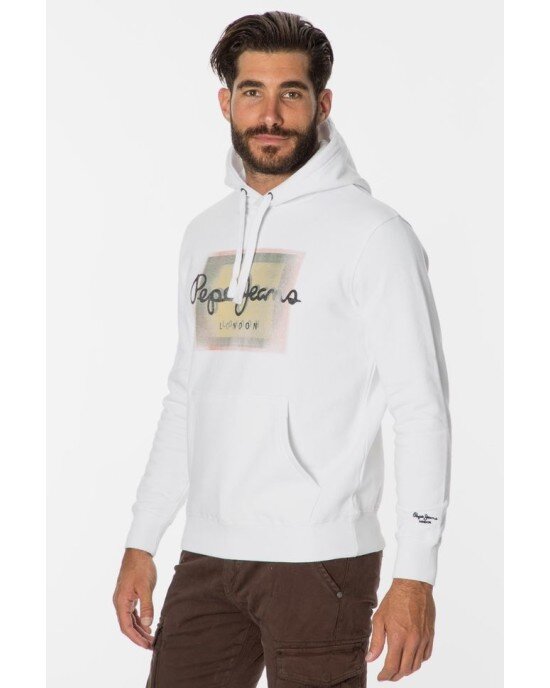 Φούτερ Pepe Jeans άσπρο Φούτερ Pepe Jeans άσπρο