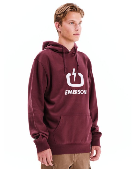 Φούτερ Emerson μπορντό ΦΟΥΤΕΡ