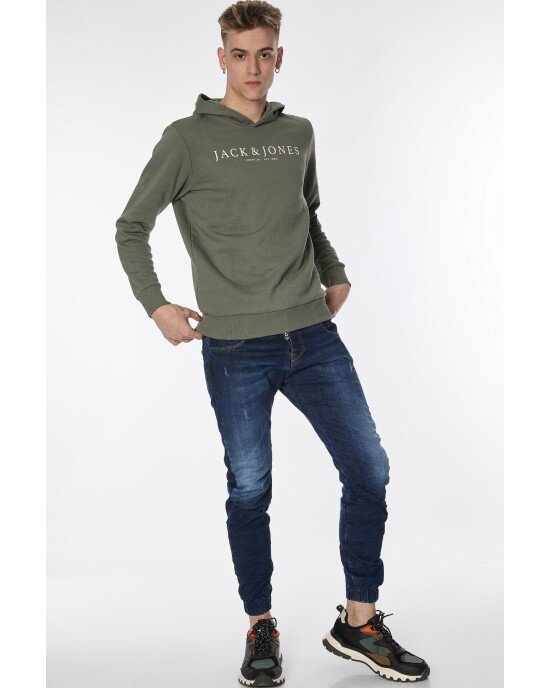Φούτερ Jack n Jones Χακί ΦΟΥΤΕΡ Φούτερ Jack n Jones Χακί ΦΟΥΤΕΡ
