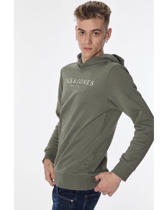Φούτερ Jack n Jones Χακί ΦΟΥΤΕΡ Φούτερ Jack n Jones Χακί ΦΟΥΤΕΡ