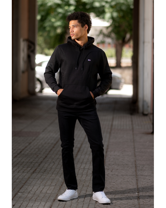Φούτερ Tommy Jeans μαύρο ΦΟΥΤΕΡ