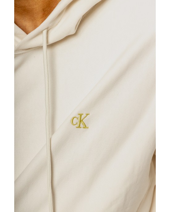 Φούτερ Calvin Klein εκρού ΦΟΥΤΕΡ