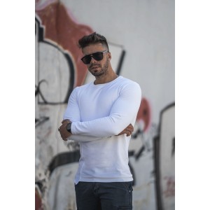 Φούτερ Rebel σε άσπρο χρώμα