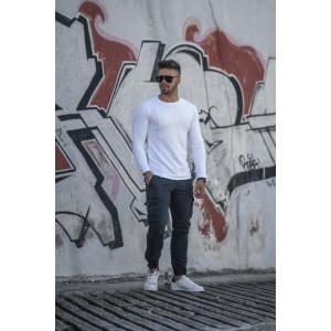 Φούτερ Rebel σε άσπρο χρώμα