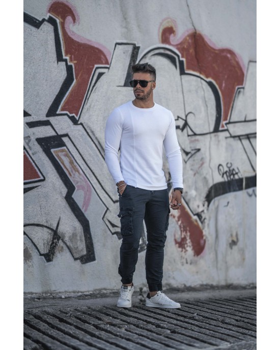 Φούτερ Rebel σε άσπρο χρώμα