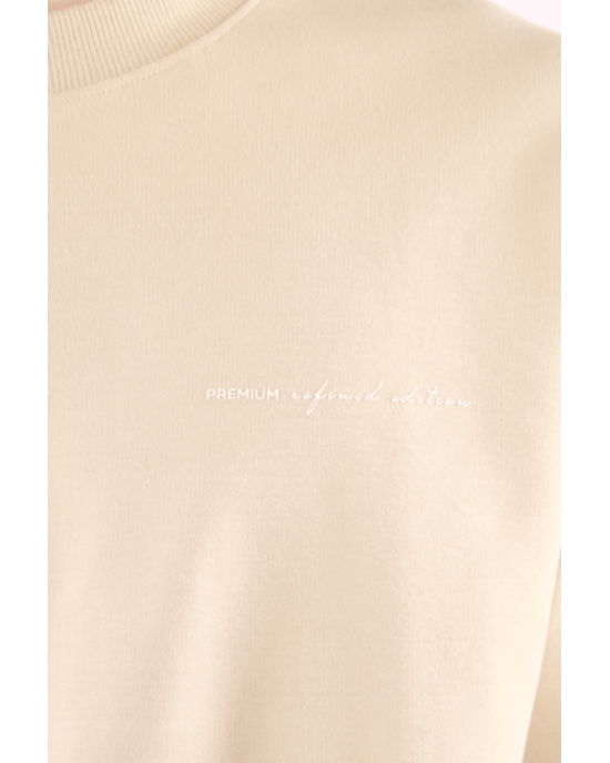 Φούτερ Jack n Jones μπεζ ΦΟΥΤΕΡ