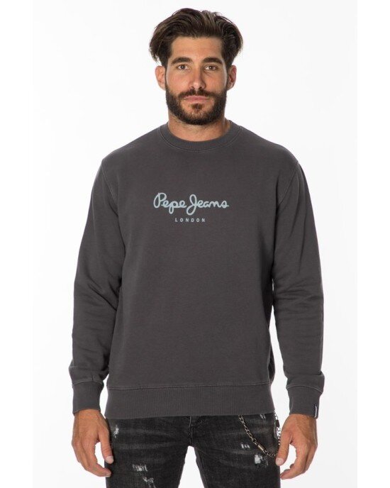 Φούτερ Pepe Jeans γκρι σκούρο Φούτερ Pepe Jeans γκρι σκούρο