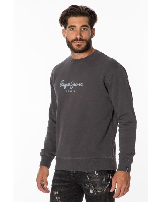 Φούτερ Pepe Jeans γκρι σκούρο Φούτερ Pepe Jeans γκρι σκούρο