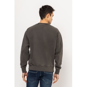 Φούτερ Tommy Jeans γκρι σκούρο Φούτερ Tommy Jeans γκρι σκούρο