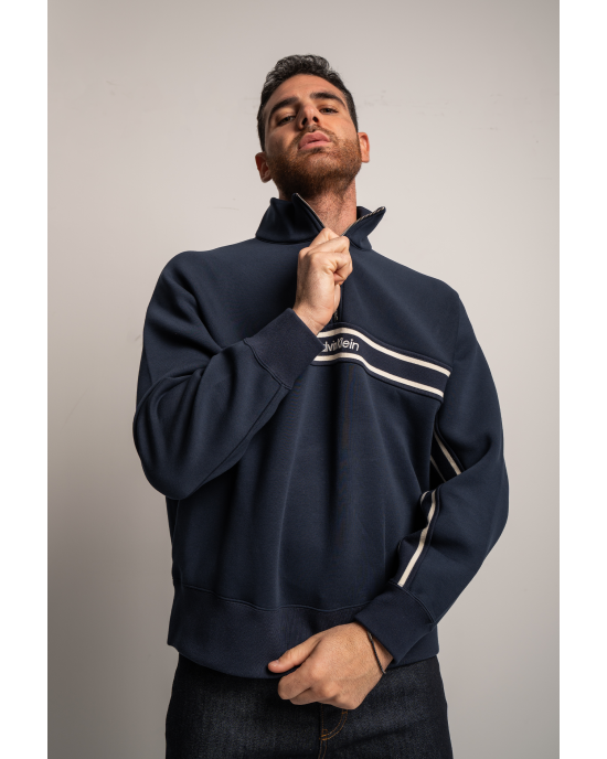 Φούτερ Calvin Klein μπλε ΦΟΥΤΕΡ