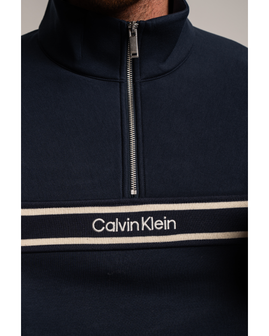 Φούτερ Calvin Klein μπλε ΦΟΥΤΕΡ