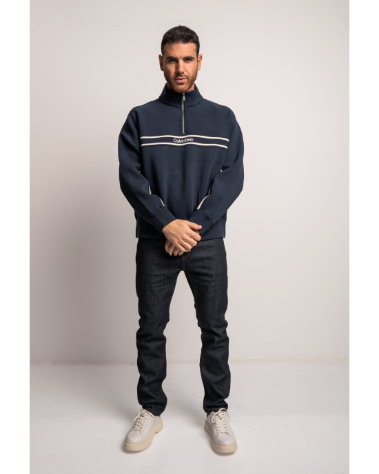 Φούτερ Calvin Klein μπλε ΦΟΥΤΕΡ