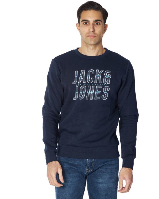 Φούτερ Jack n Jones μπλε ΦΟΥΤΕΡ