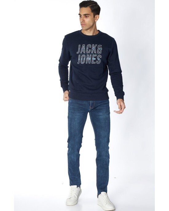 Φούτερ Jack n Jones μπλε ΦΟΥΤΕΡ