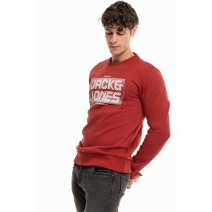 Φούτερ Jack n Jones κόκκινο Φούτερ Jack n Jones κόκκινο