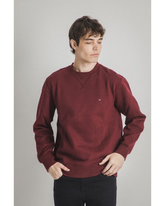 Φούτερ Tommy Hilfiger μπορντό ΦΟΥΤΕΡ