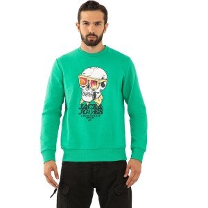 Φούτερ Jack n Jones πράσινο Φούτερ Jack n Jones πράσινο