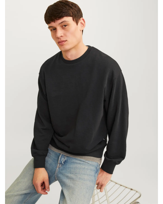 Φούτερ Jack n Jones μαύρο ΦΟΥΤΕΡ