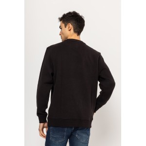 Φούτερ Tommy Jeans μαύρο Φούτερ Tommy Jeans μαύρο