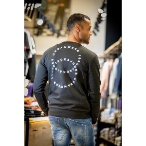 Φούτερ Jack n Jones μαύρο Φούτερ Jack n Jones μαύρο