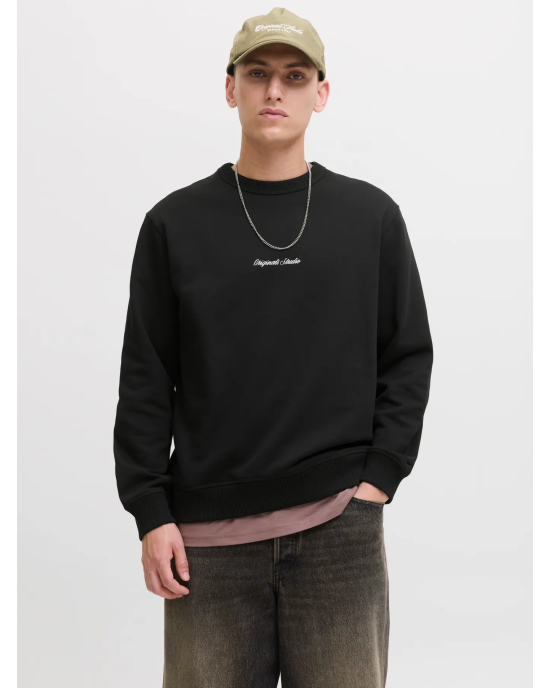 Φούτερ Jack n Jones μαύρο ΦΟΥΤΕΡ