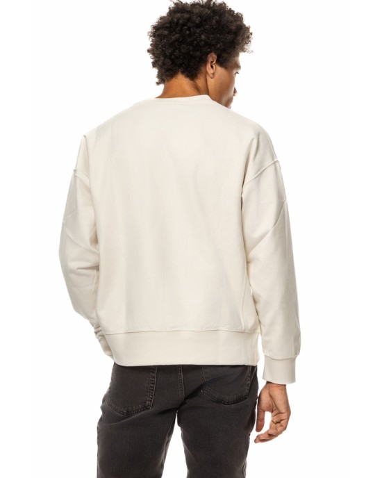 Φούτερ Calvin Klein εκρού ΦΟΥΤΕΡ