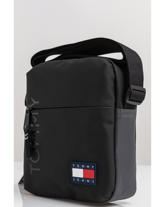 Τσαντάκι χιαστί Tommy Jeans μαύρο ΣΑΚΙΔΙΑ