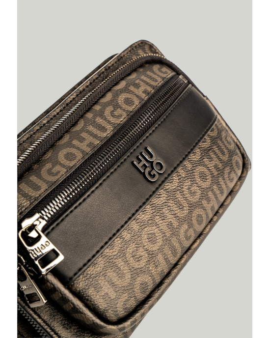 Τσαντάκι χιαστί Hugo μαύρο ΣΑΚΙΔΙΑ