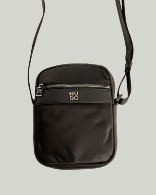 Τσαντάκι χιαστί Hugo μαύρο