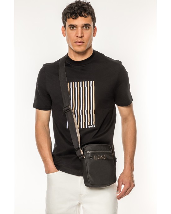 Τσαντάκι χιαστί Boss μαύρο ΣΑΚΙΔΙΑ