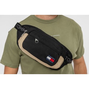 Τσαντάκι χιαστί Tommy Jeans μαύρο