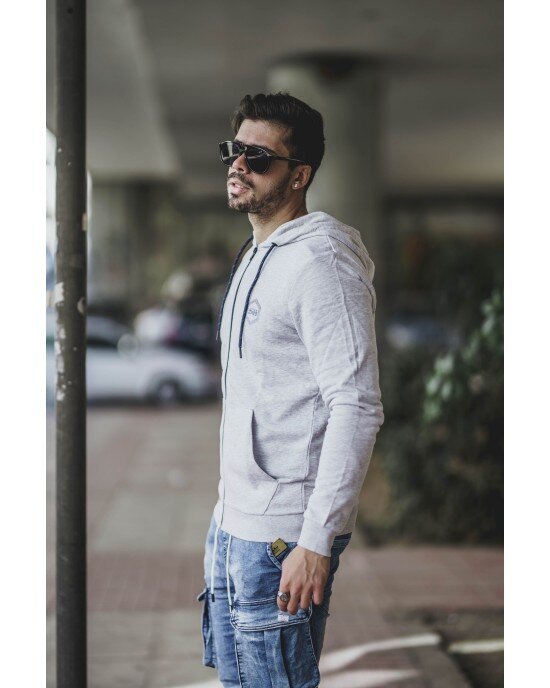 Ζακέτα Jack n Jones γκρι Ζακέτα Jack n Jones γκρι
