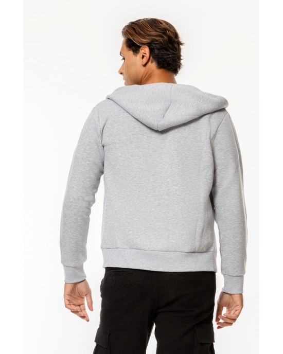 Ζακέτα Jack n Jones γκρι ΦΟΥΤΕΡ