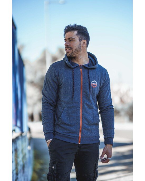 Ζακέτα Jack n Jones μπλε Ζακέτα Jack n Jones μπλε