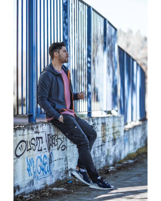 Ζακέτα Jack n Jones μπλε Ζακέτα Jack n Jones μπλε