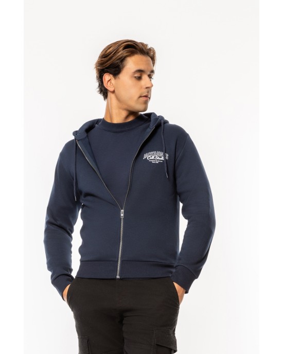 Ζακέτα Jack n Jones μπλε ΦΟΥΤΕΡ