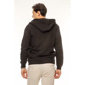 Ζακέτα φούτερ Tommy Jeans μαύρη Ζακέτα φούτερ Tommy Jeans μαύρη