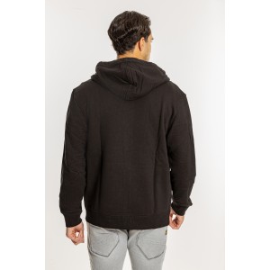 Ζακέτα φούτερ Calvin Klein μαύρη Ζακέτα φούτερ Calvin Klein μαύρη
