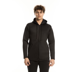 Ζακέτα φούτερ Rebel Μαύρη