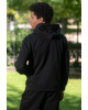 Ζακέτα φούτερ Calvin Klein μαύρη ΦΟΥΤΕΡ