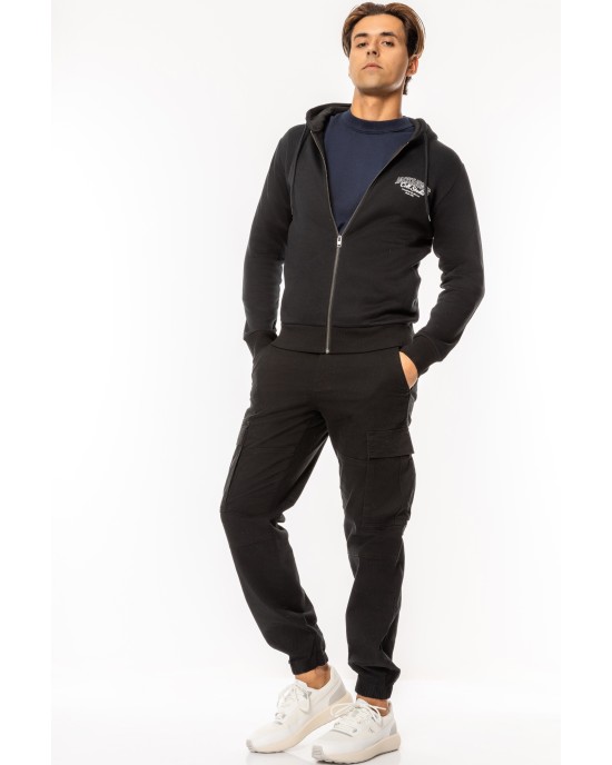 Ζακέτα Jack n Jones μαύρη ΦΟΥΤΕΡ