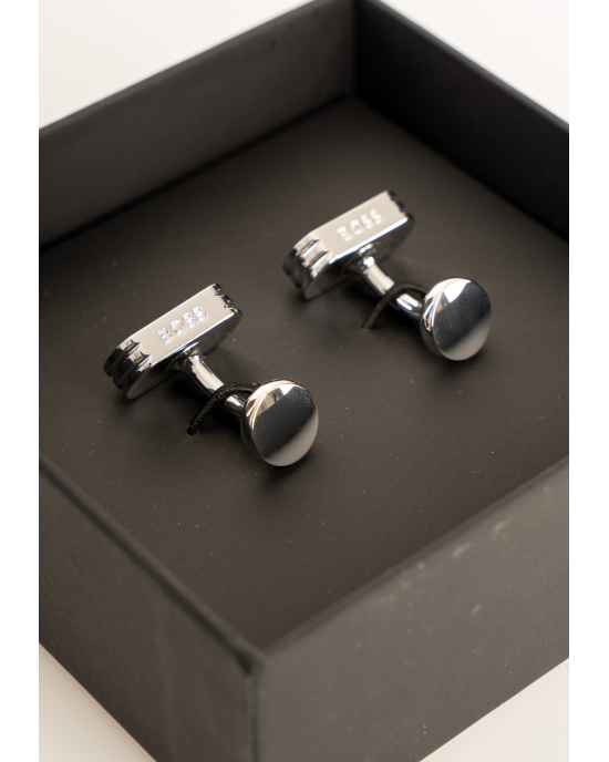 Μανικετόκουμπο Boss ασημί ΜΑΝΙΚΕΤΟΚΟΥΜΠΑ