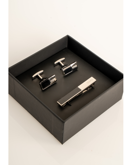 Μανικετόκουμπο-Κλιπ Boss ασημί ΜΑΝΙΚΕΤΟΚΟΥΜΠΑ