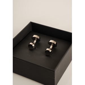 Μανικετόκουμπο Boss ασημί